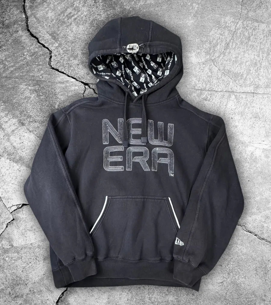 Vintage Doppellayerd New Era Hoodie M